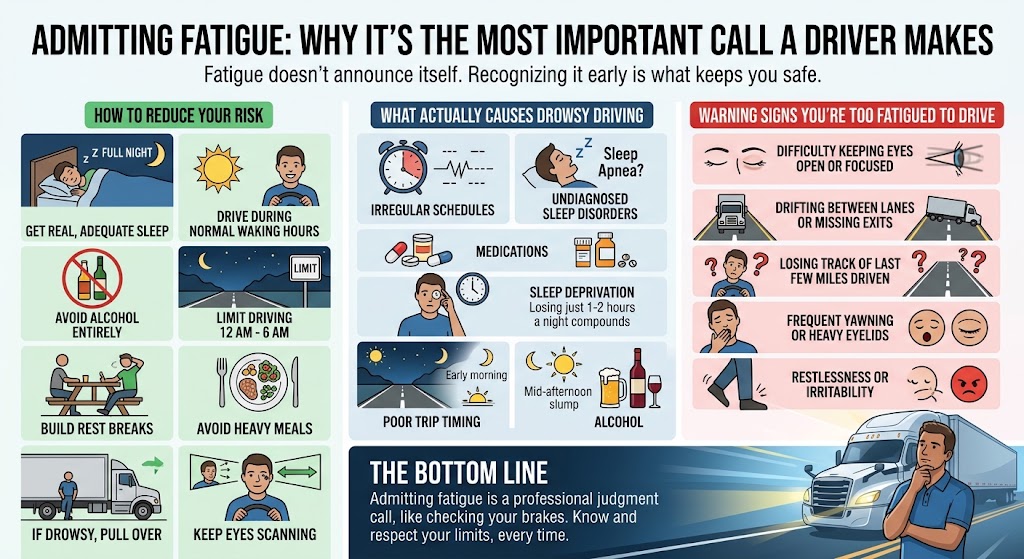 Admitting Fatigue: Why It's the Most Important Call a Driver Makes