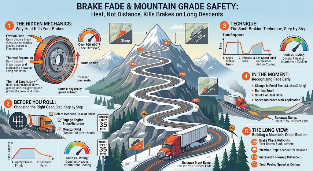 Brake Fade & Mountain Grade Safety