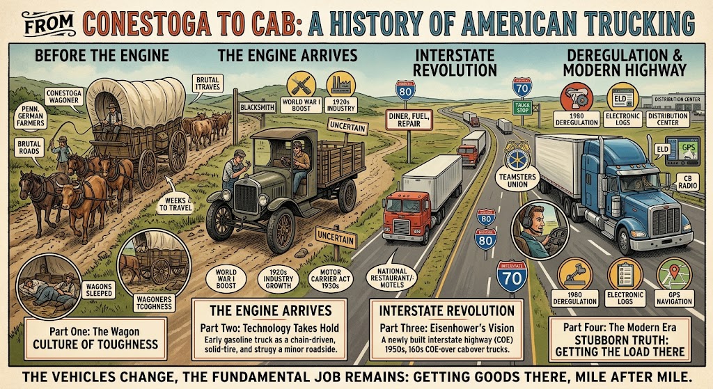 From Conestoga to Cab