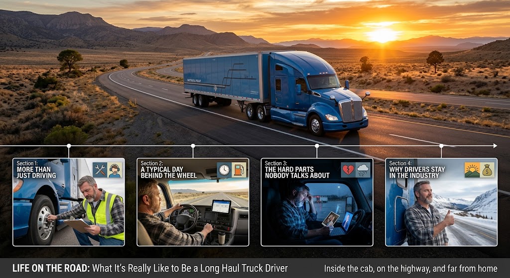 Life on the Road: What It's Really Like to Be a Long Haul Truck Driver