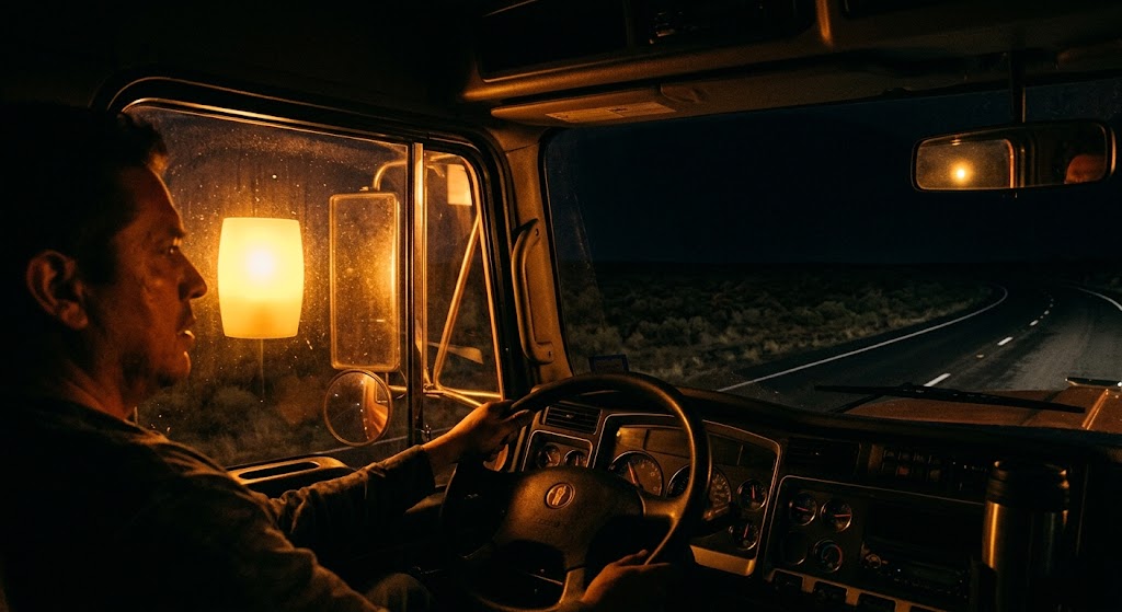 Lights Over Route 9: A Trucker's Brush With the Unexplained