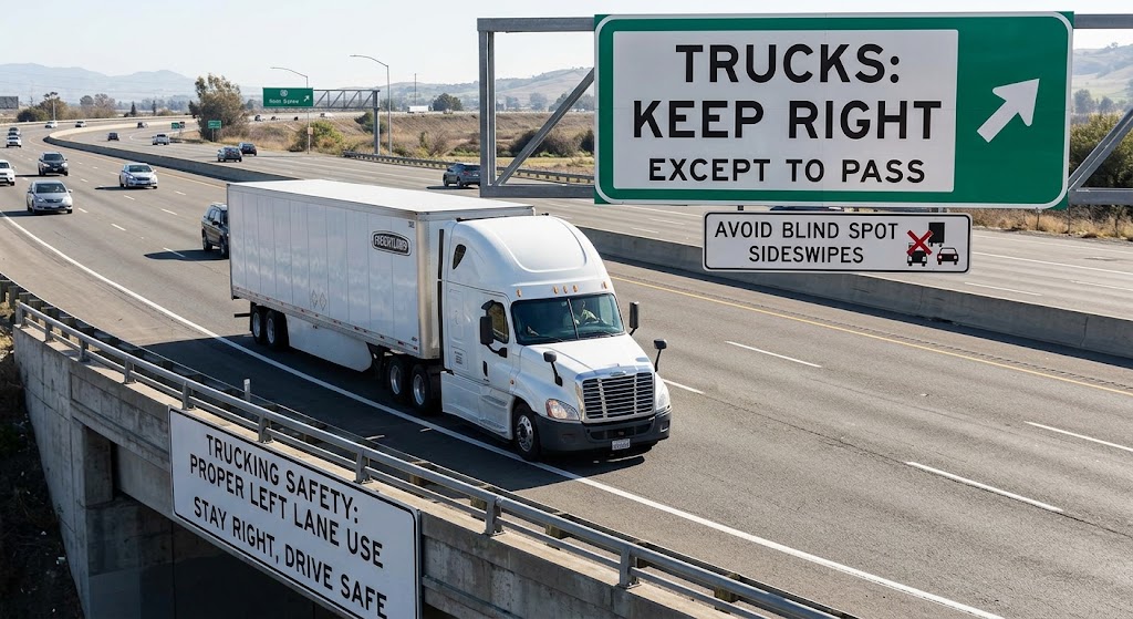 Proper Left Lane Usage For A Truck